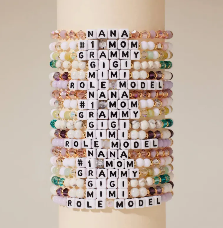 Little Words Project Bracelet - Crystal