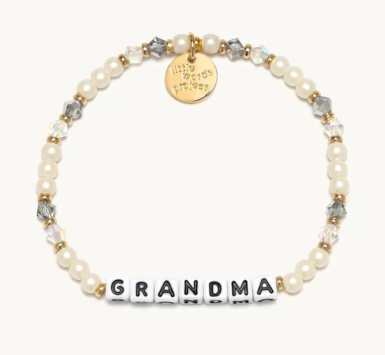 Little Words Project Bracelet - Crystal