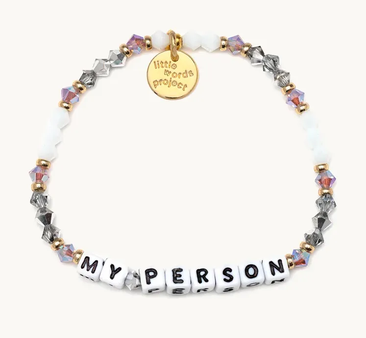 Little Words Project Bracelet - Crystal