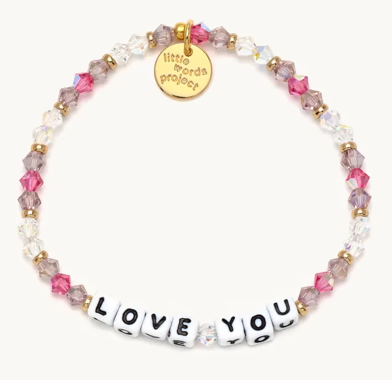 Little Words Project Bracelet - Crystal