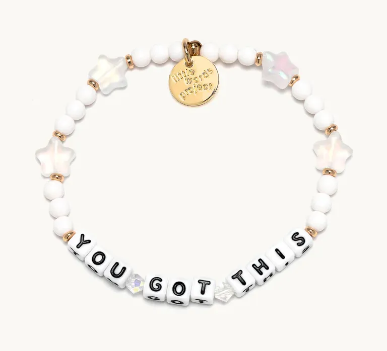 Little Words Project Bracelet - Crystal