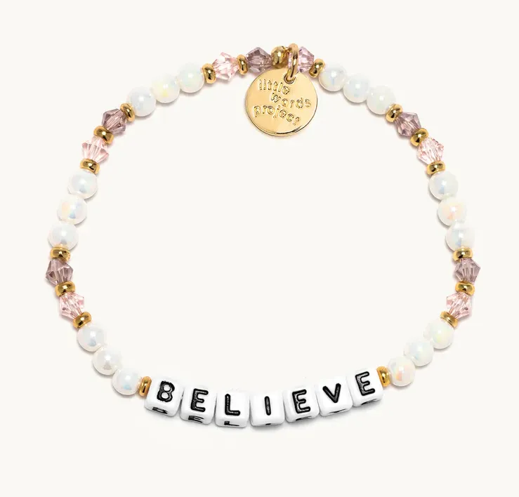 Little Words Project Bracelet - Crystal
