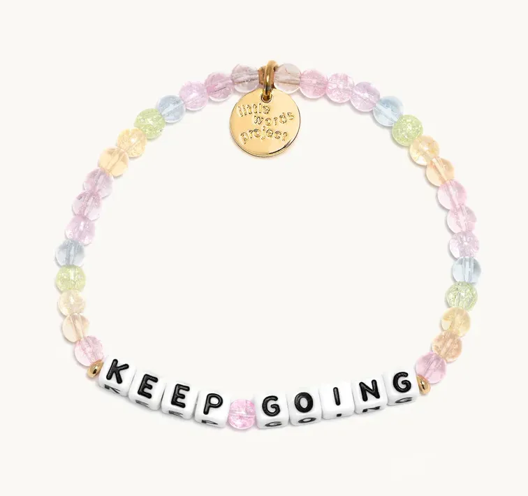 Little Words Project Bracelet - Crystal