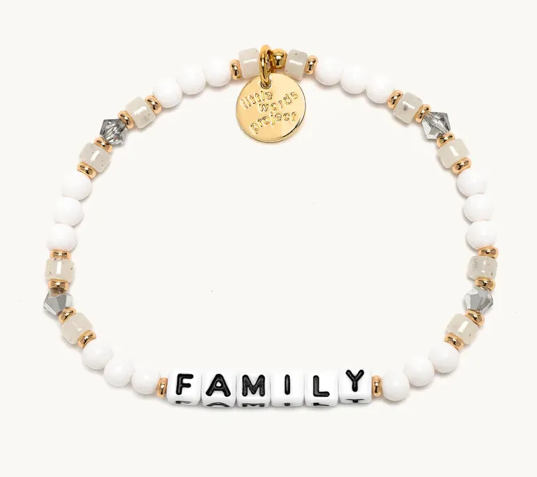 Little Words Project Bracelet - Crystal