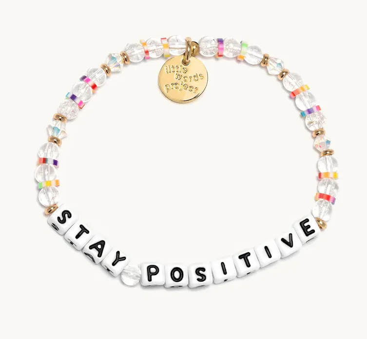 Little Words Project Bracelet - Crystal