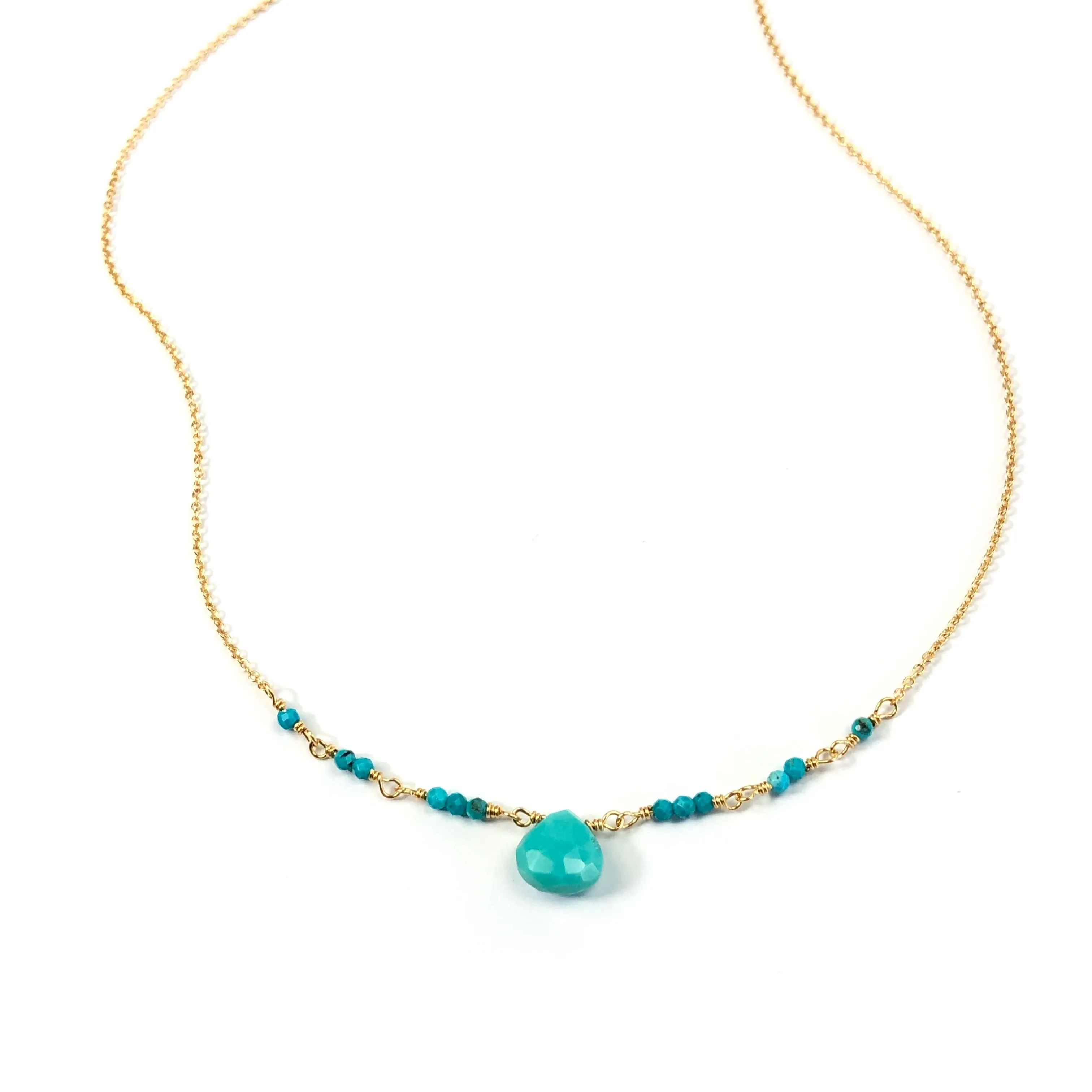 London Blue Topaz & Mixed Tourmaline New Band Necklace