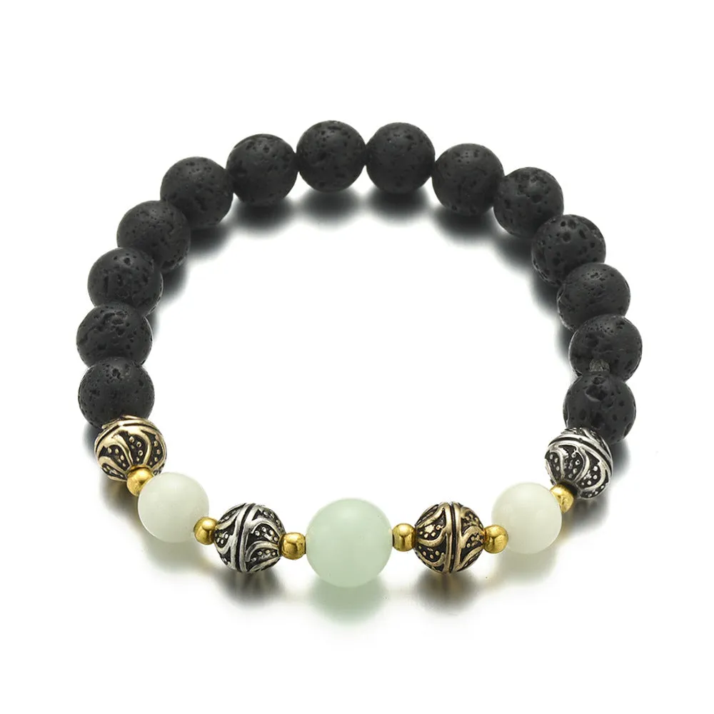Luminous beaded bracelet
