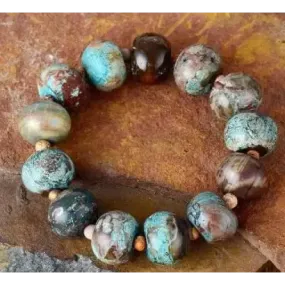 Mala Beaded Bracelet with Natural Healing Stones - Bohemian Style for Meditation & Spiritual Awakening