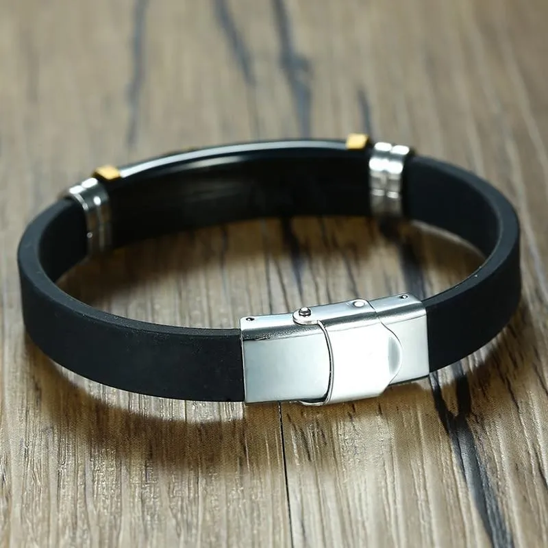 Men's Cross Bracelet <br> Golden Cross