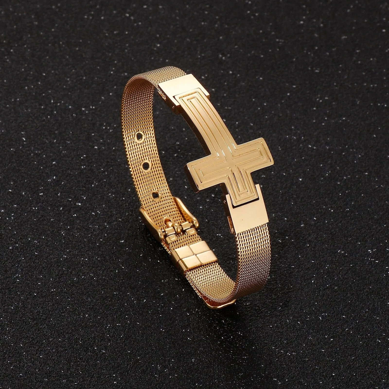 Men's Cross Bracelet <br> Watchband
