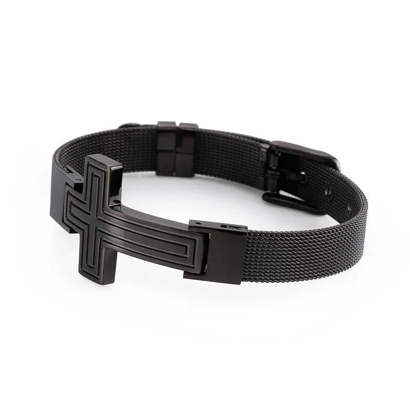 Men's Cross Bracelet <br> Watchband