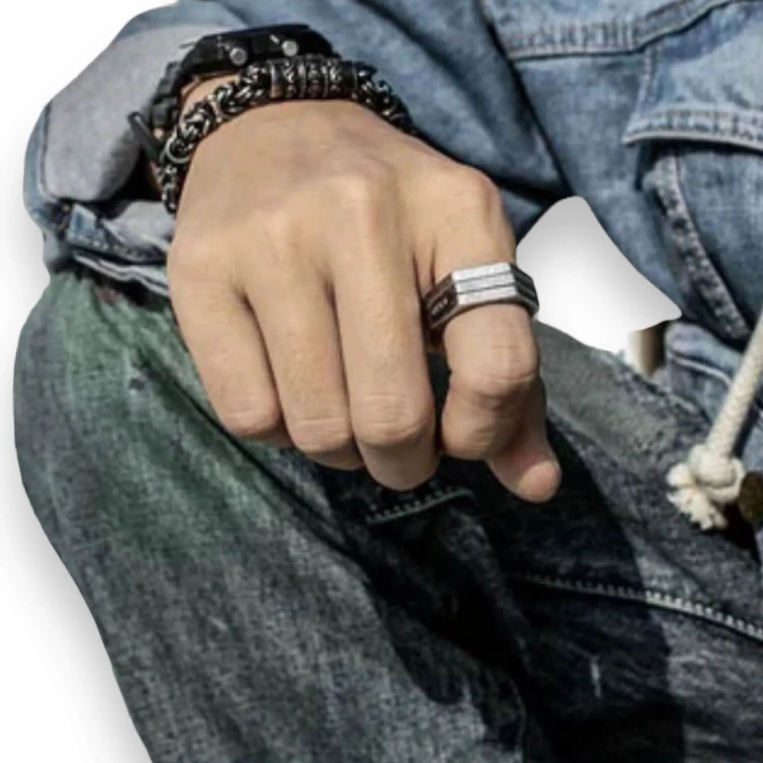 Multi Finger Tri Fold Ring