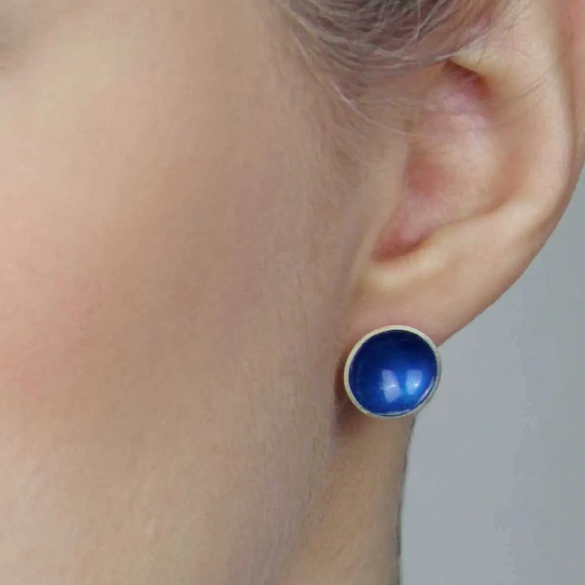 Multi Strand Kingfisher Enamel 12 Strands Disc Necklace