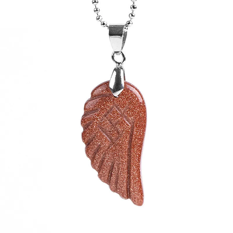 Necklace Angel Wings Men's And Women's Reiki Jewelry