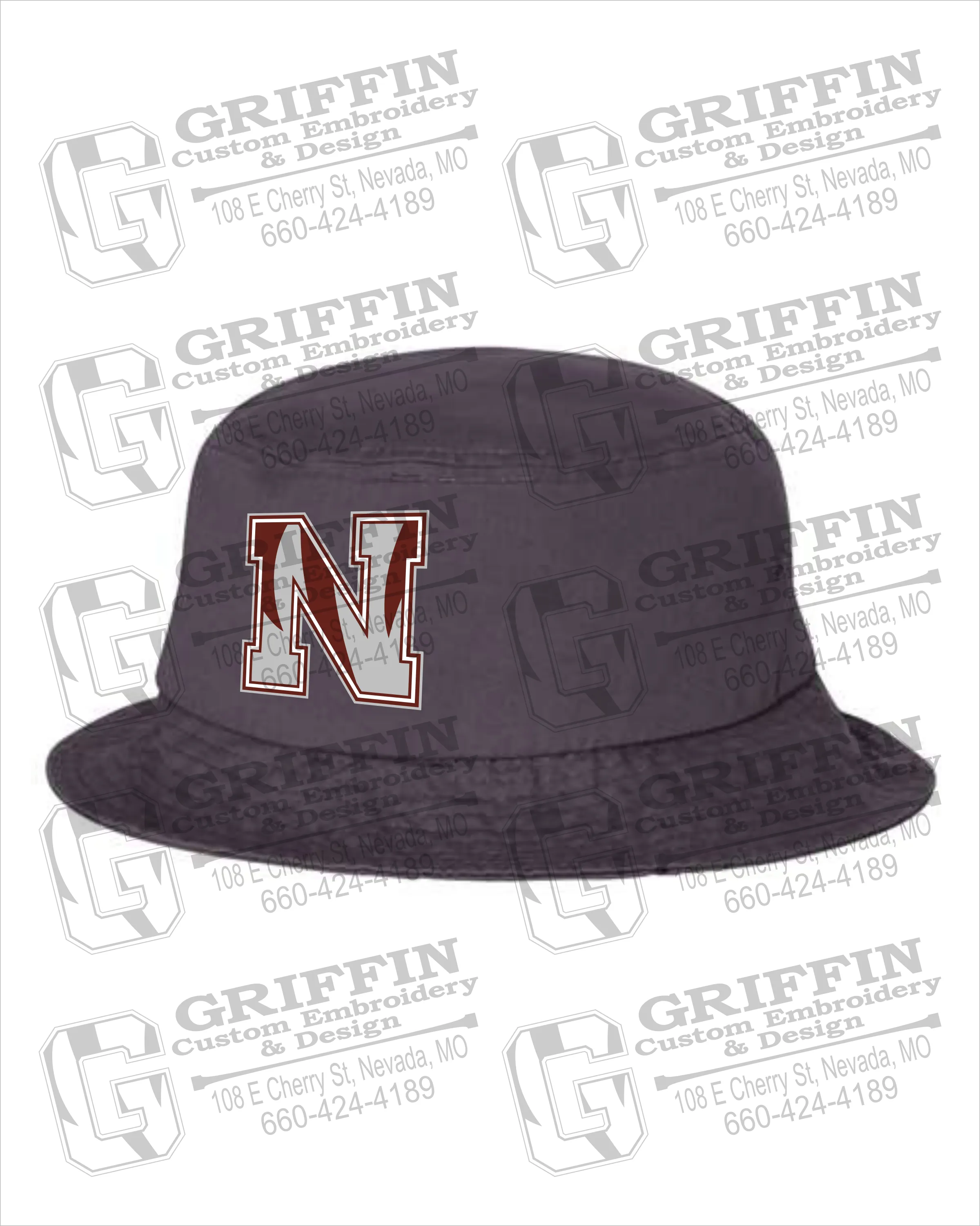 Nevada Tigers Bucket Hat - Nevada Tigers N Logo