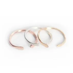 Open Cuff Ring Set