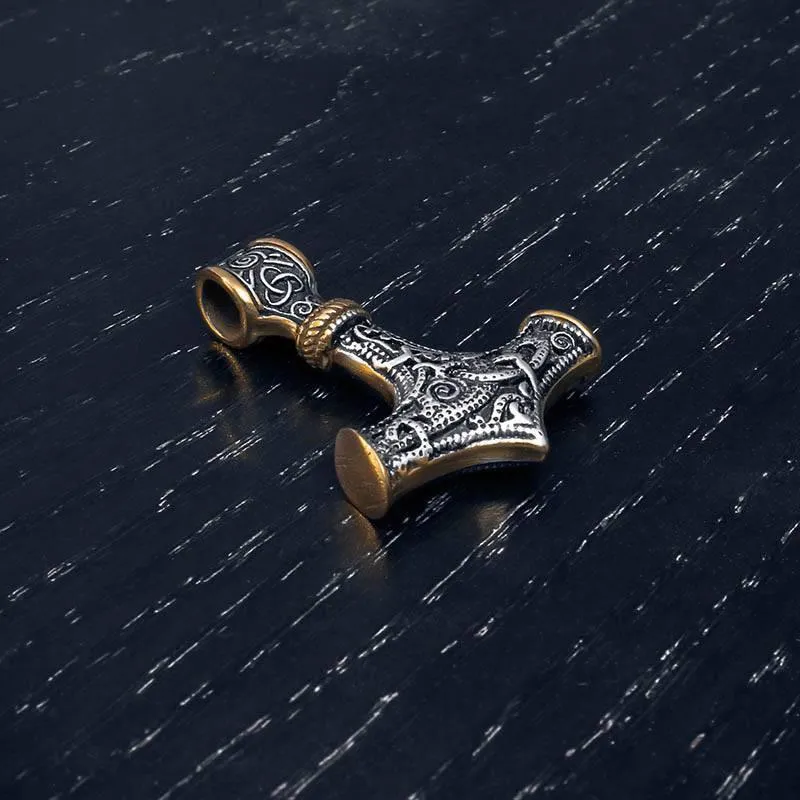 Ornamental Thor's Hoard Mjölnir - Sterling Silver