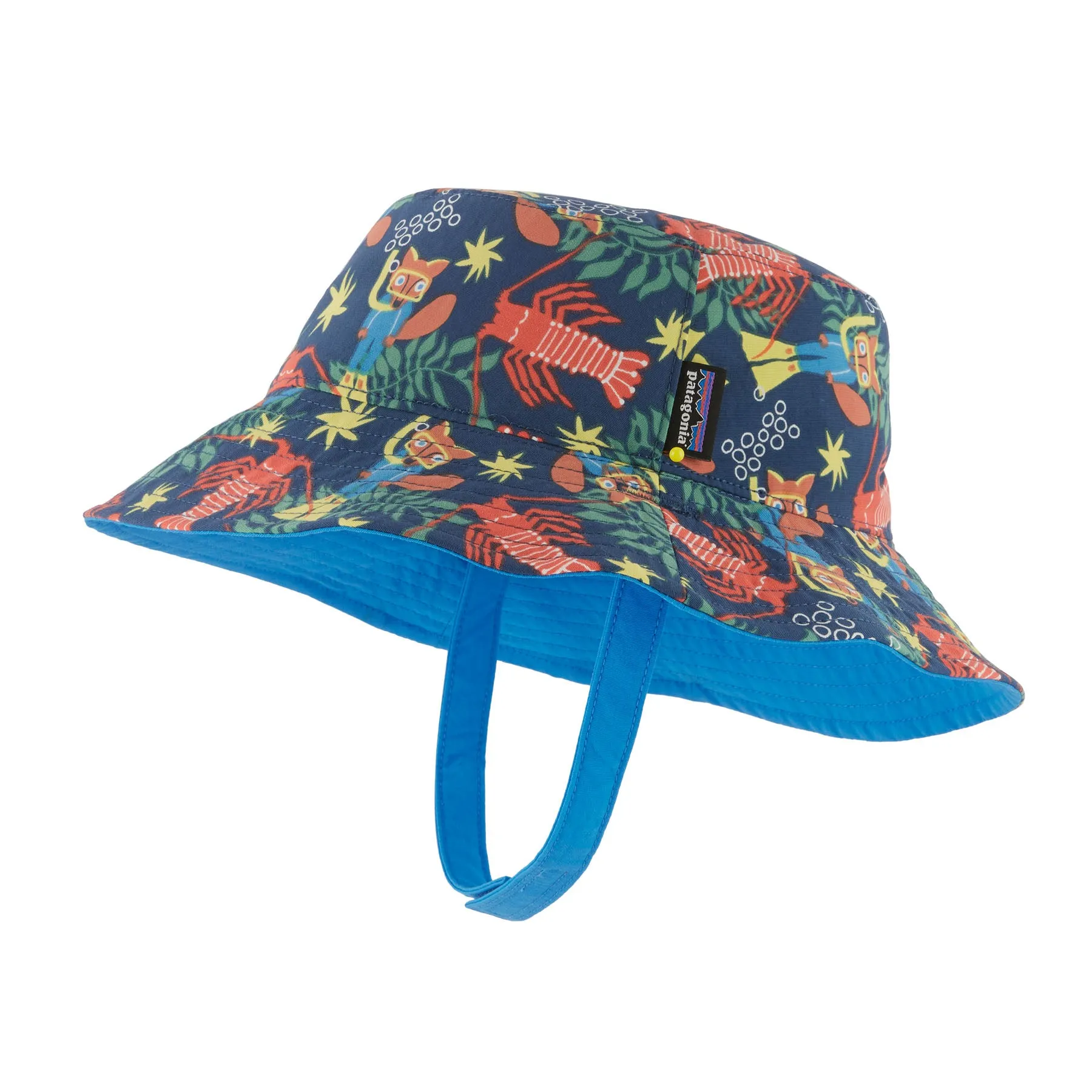 Patagonia - Baby Sun Bucket Hat-Drew and Lobby:Lagom Blue