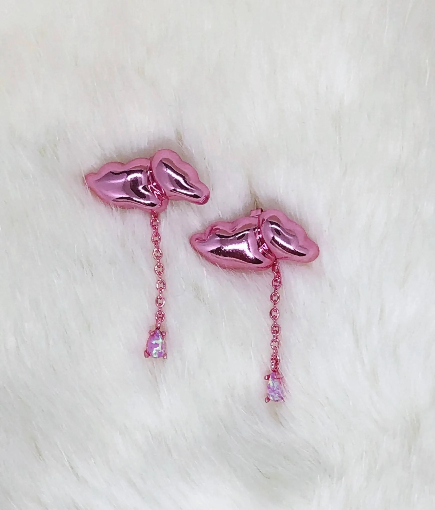 Pink Cloud Earring