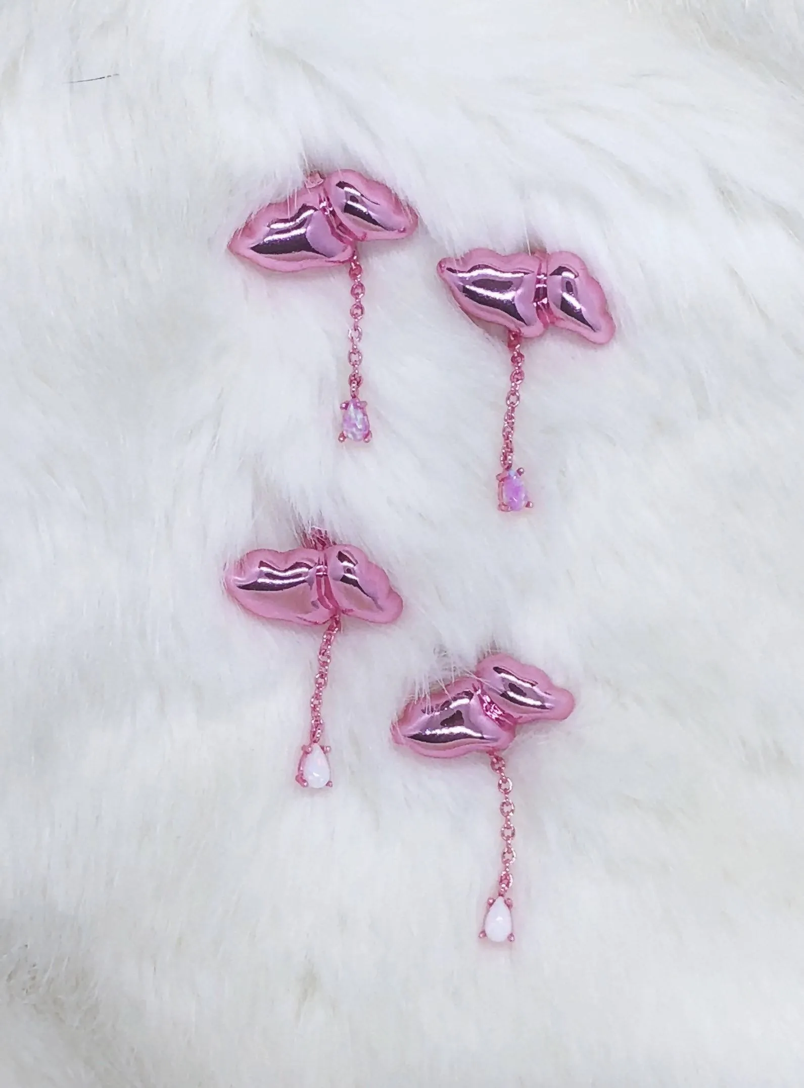 Pink Cloud Earring