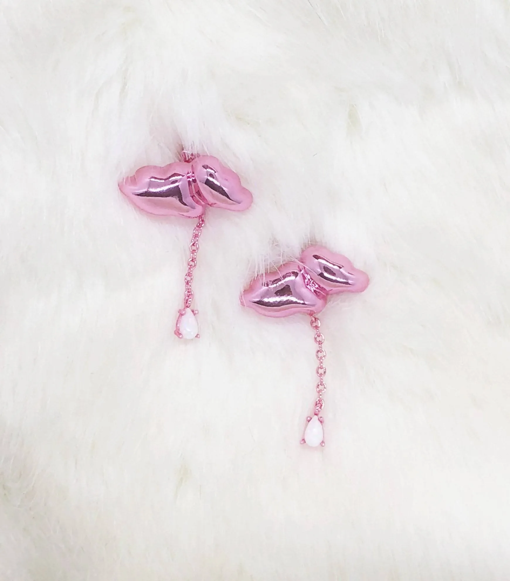 Pink Cloud Earring
