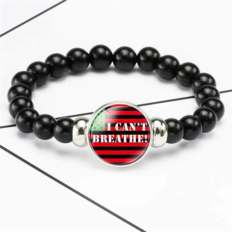 Protest beaded bracelet