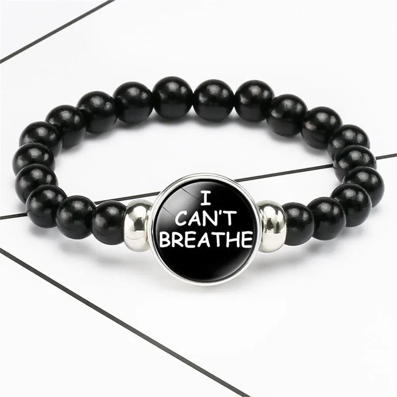Protest beaded bracelet