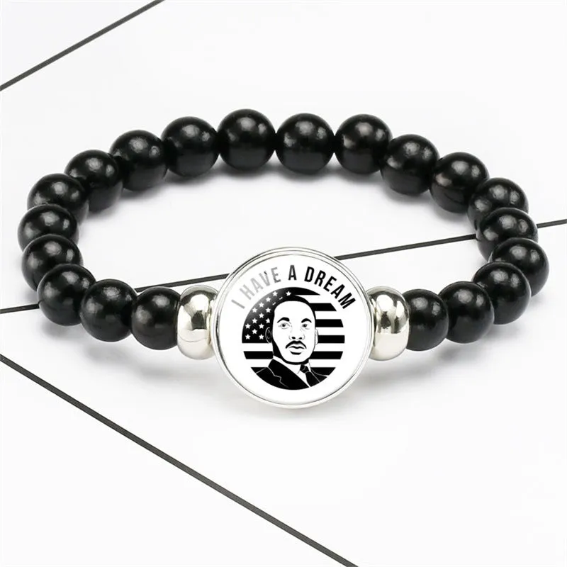 Protest beaded bracelet