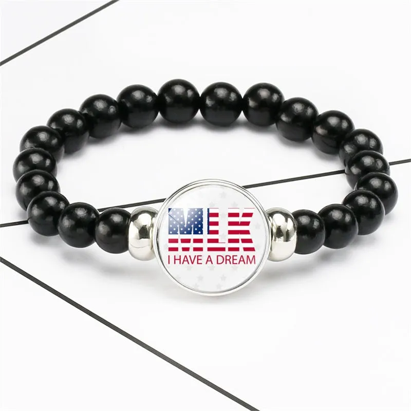 Protest beaded bracelet