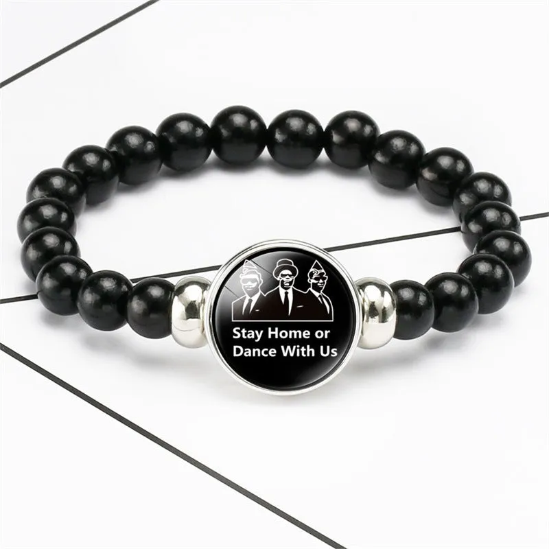 Protest beaded bracelet