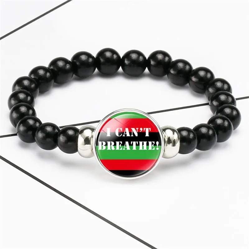 Protest beaded bracelet