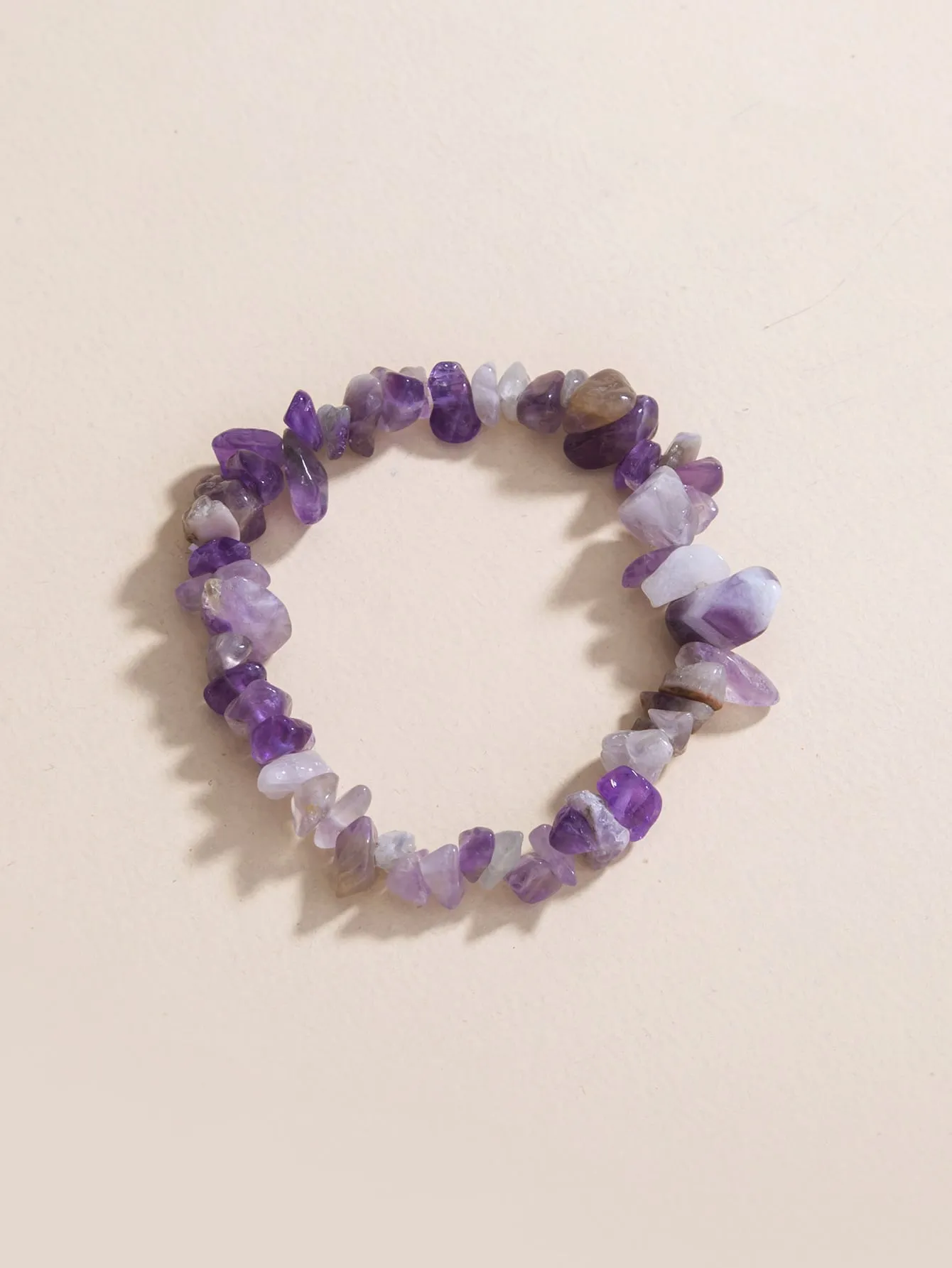 Purple Crystal Beaded Design Bracelet Women Bracelet Stackable Bracelet Crafted