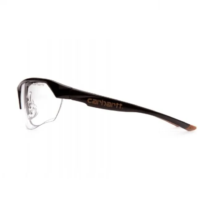 Pyramex Carhartt CHB1110TR15 Braswell  1.5 Reader Clear Anti-Fog Lens Black and Tan Frame One Size, 1 Each