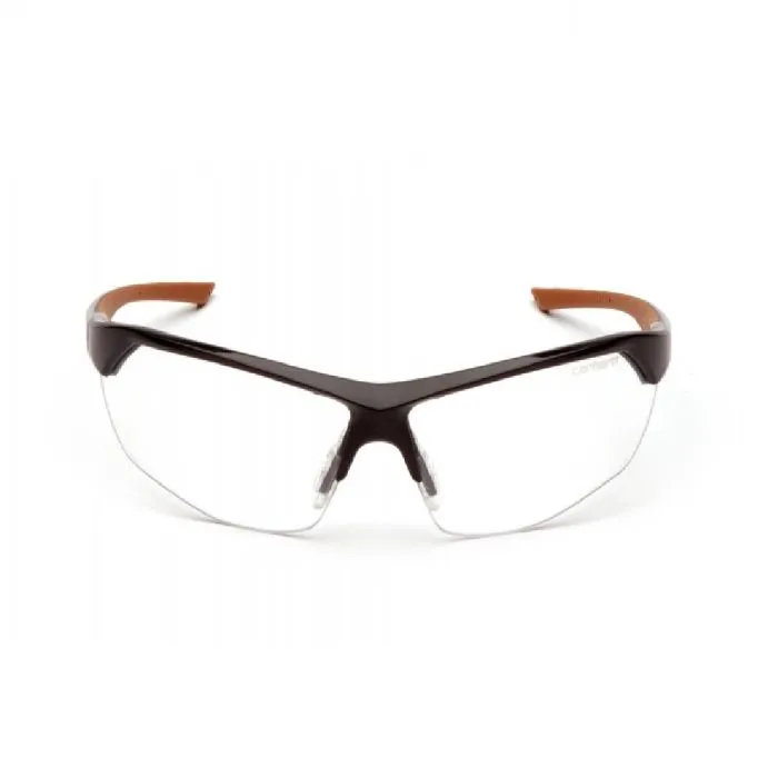 Pyramex Carhartt CHB1110TR15 Braswell  1.5 Reader Clear Anti-Fog Lens Black and Tan Frame One Size, 1 Each