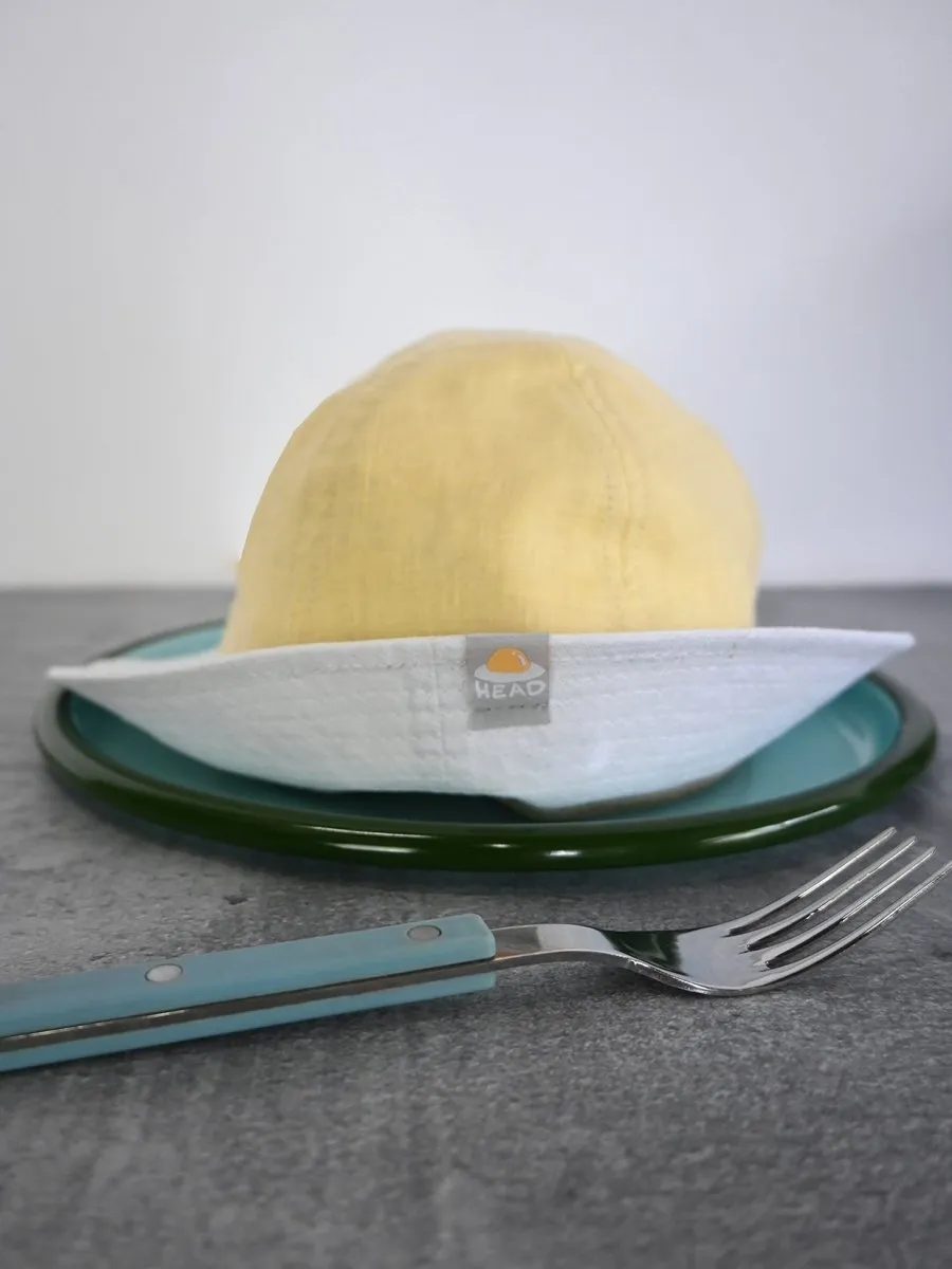 "Egghead" Linen bucket hat