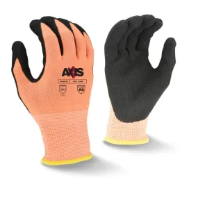 RADIANS- RWG559 AXIS CUT PROTECTION LEVEL A6 SANDY NITRILE COATED GLOVE