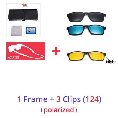 Ralferty Women's Full Rim Square Acetate Reading Glasses Clip On Sunglasses A2503