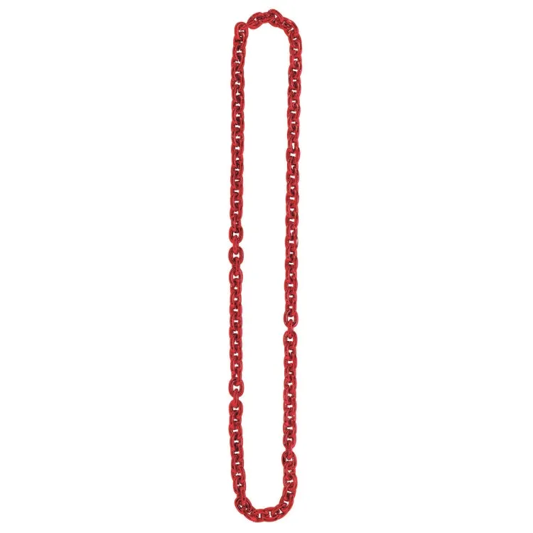 Red Chain Link Necklace