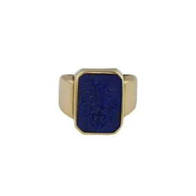 RUSSIAN LAPIS LAZULI BLUE RING