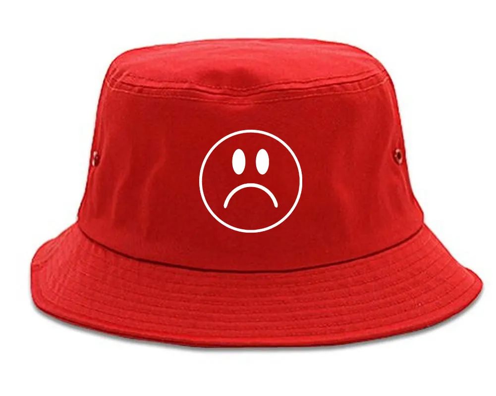 Sad Face Chest Mens Bucket Hat