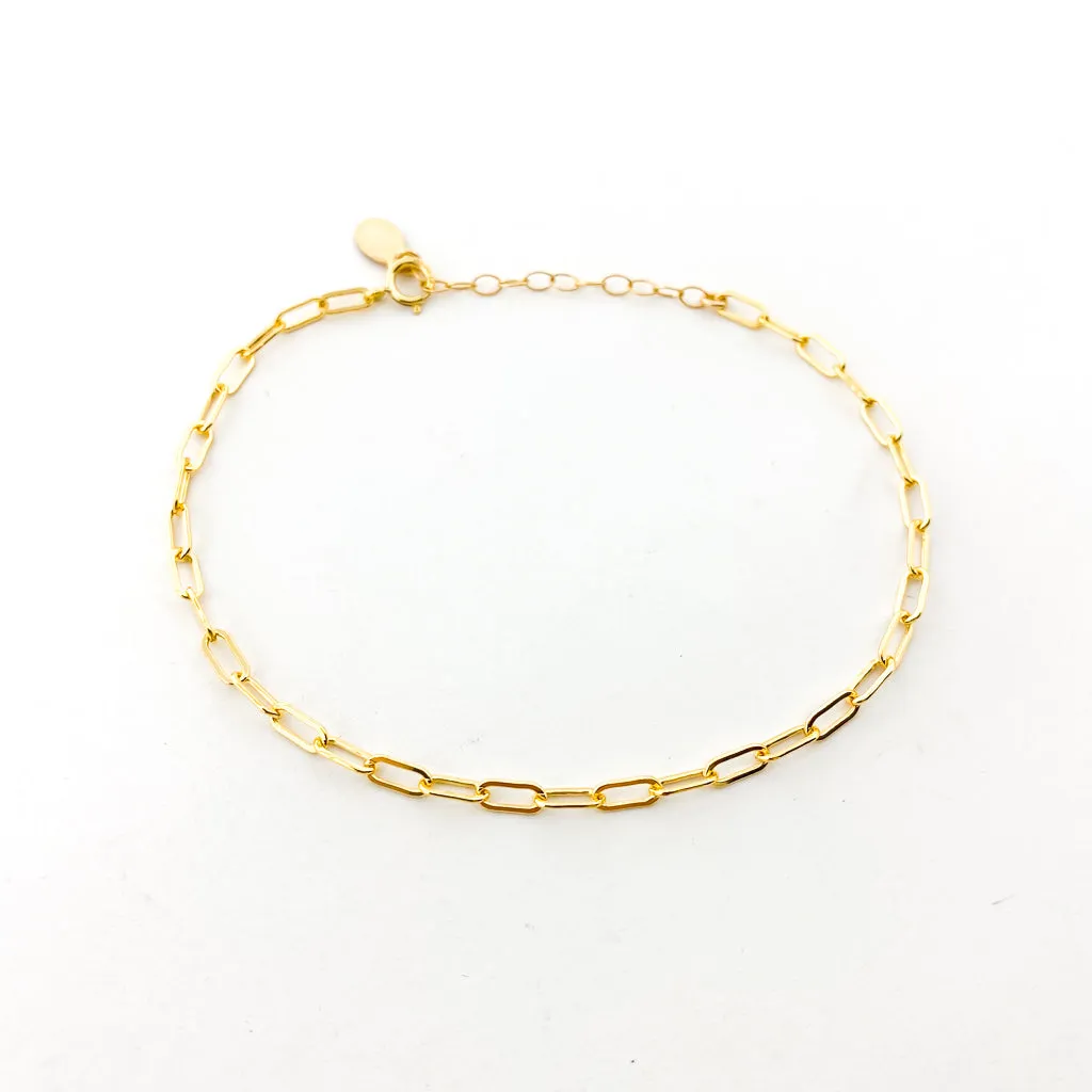 Sadie Oval Chain Bracelet