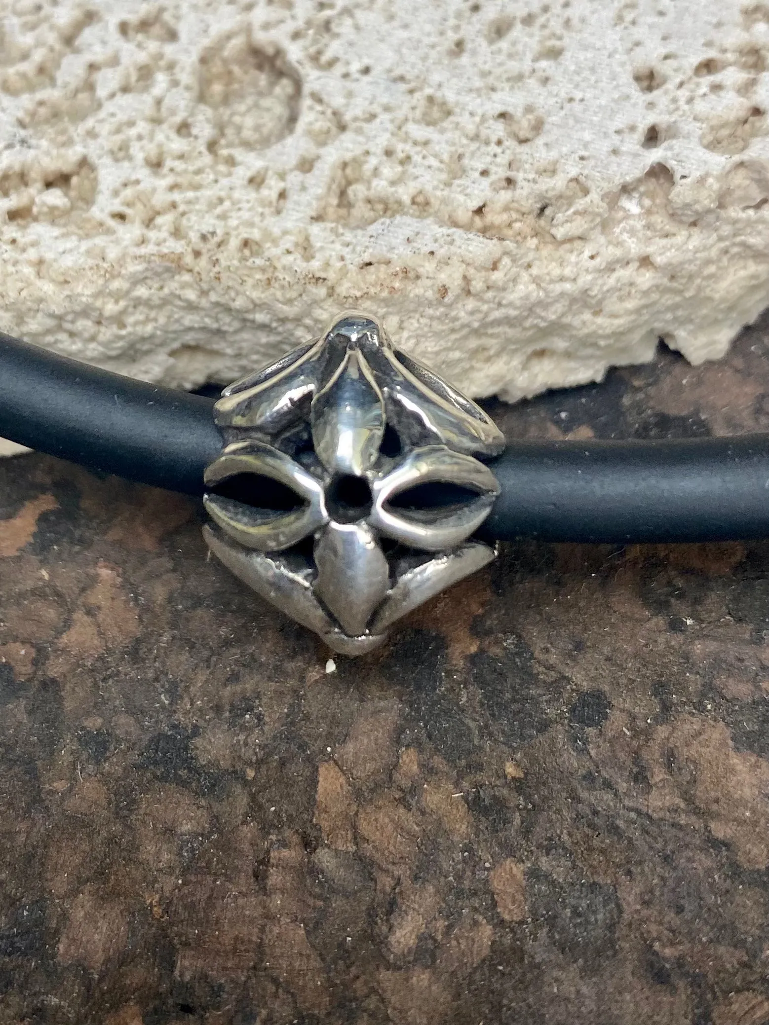 Silver Bead Pendant