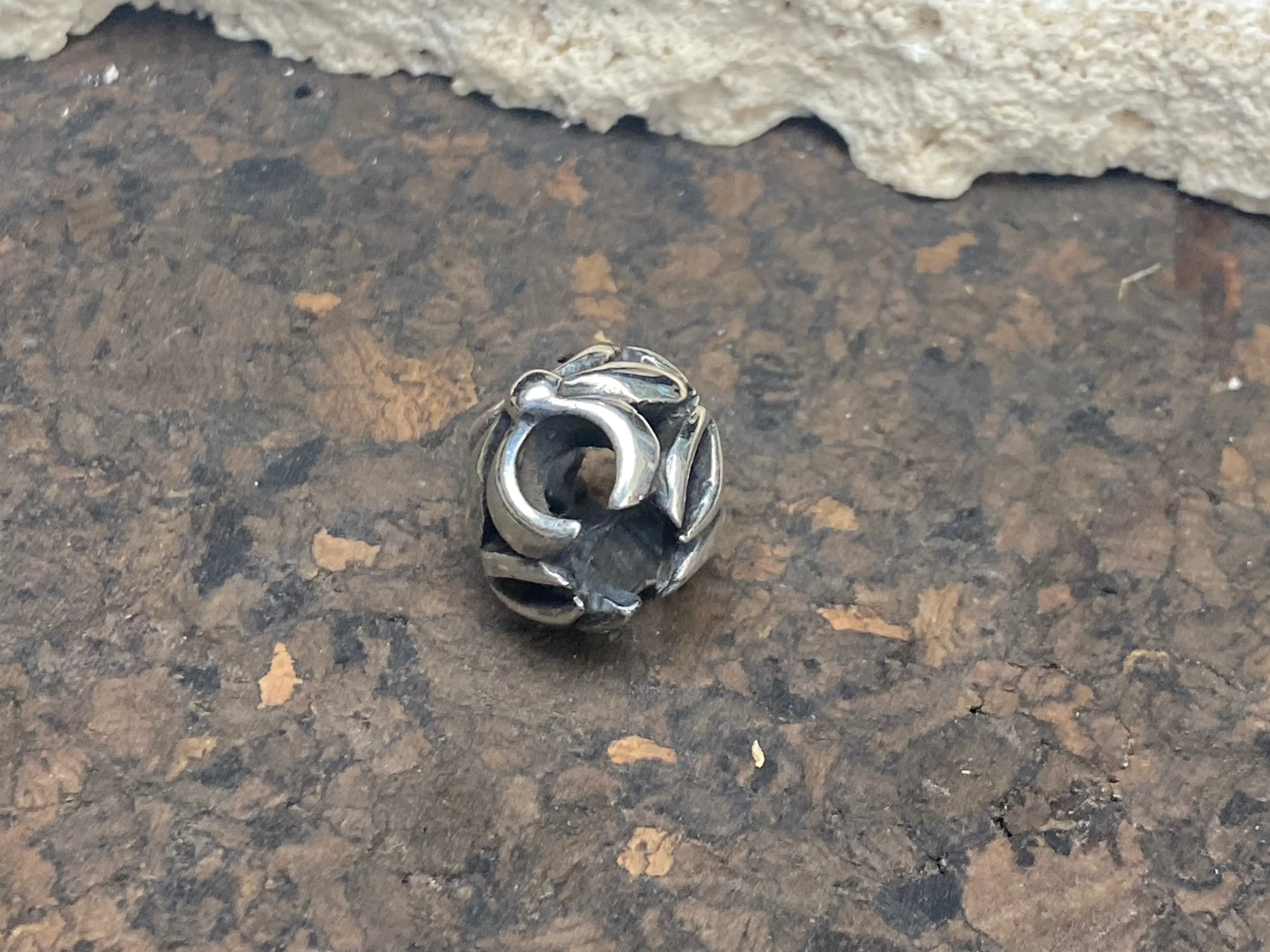 Silver Bead Pendant