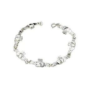Silver Gaelic Friendship Bracelet