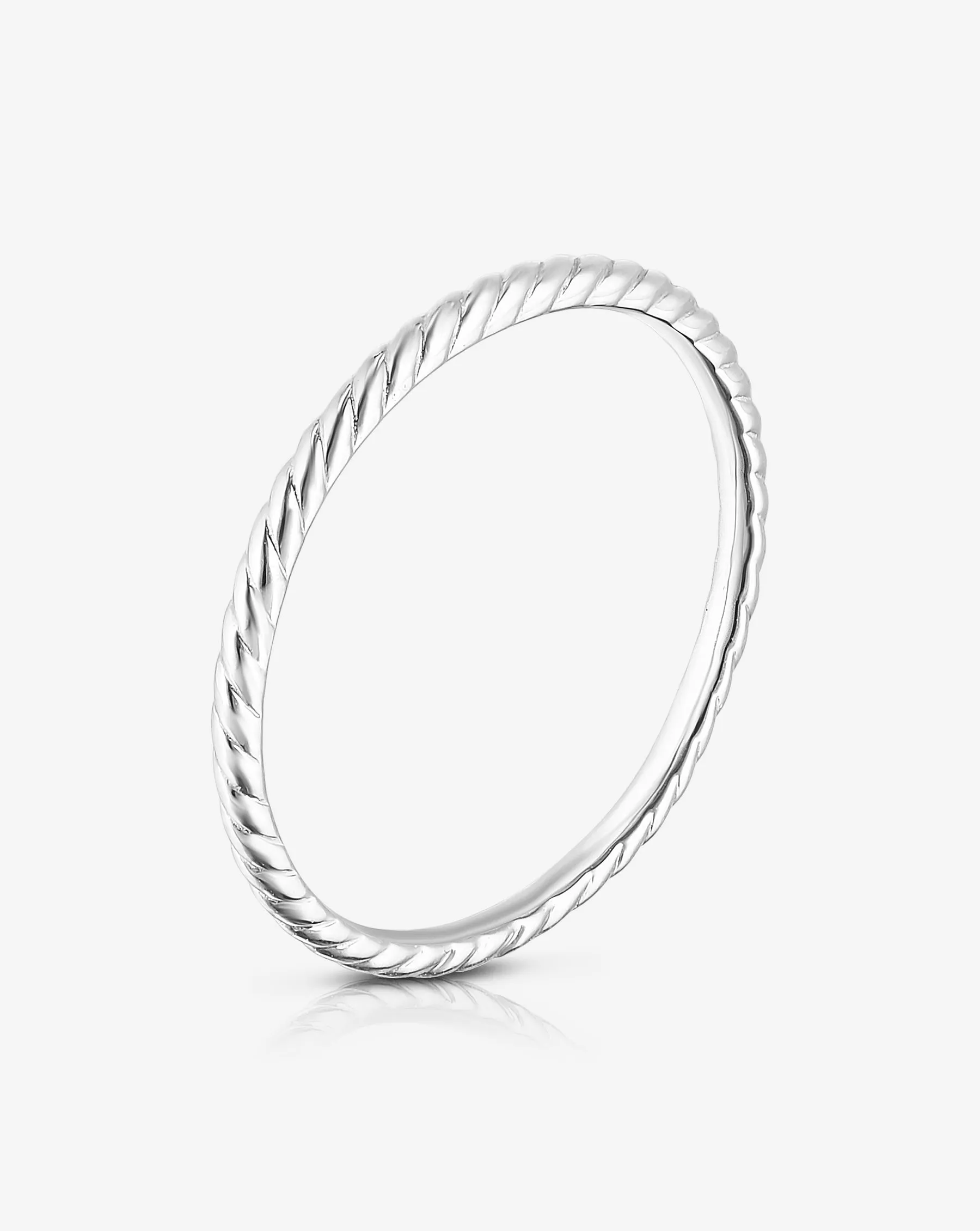 Skinny Rope Eternity Ring