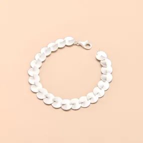 Smooth Lily Pad Bracelet