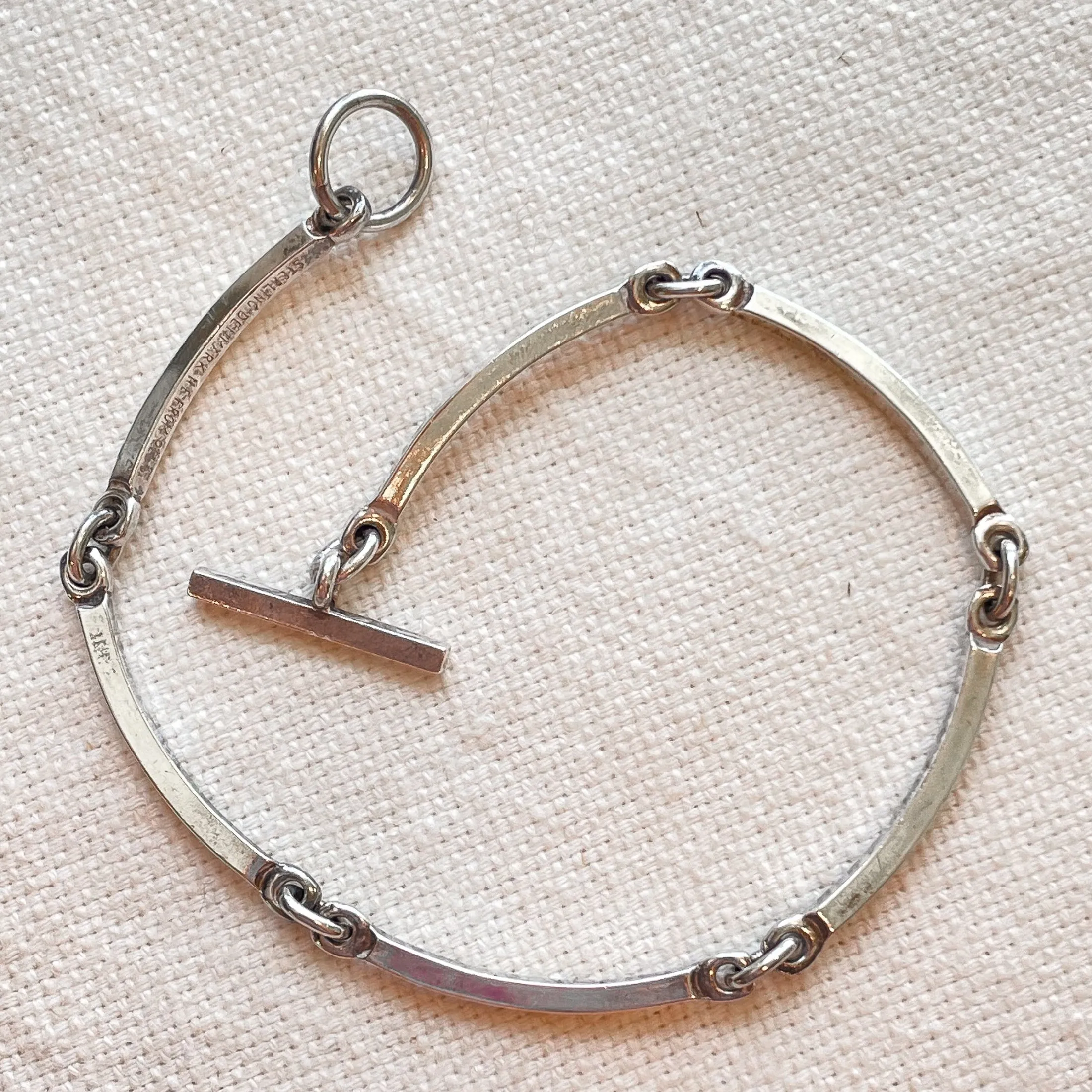 SOLD Vintage Niels Erik From, Sterling Mid-Century Bracelet, Danish Modernist Bracelet
