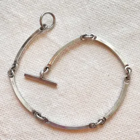SOLD Vintage Niels Erik From, Sterling Mid-Century Bracelet, Danish Modernist Bracelet