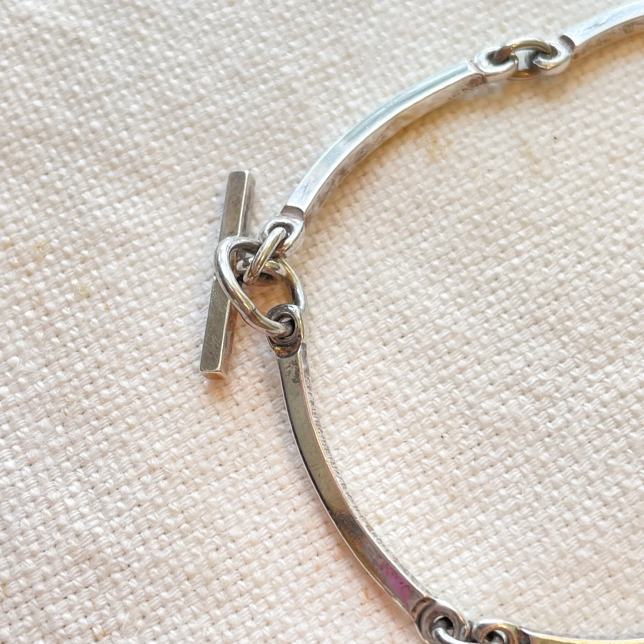 SOLD Vintage Niels Erik From, Sterling Mid-Century Bracelet, Danish Modernist Bracelet