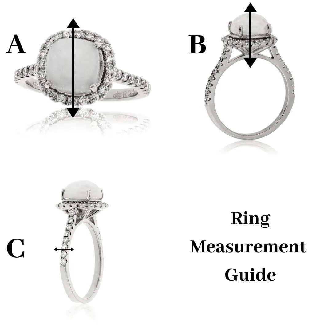 Square On Point Maw-Sit-Sit Inlay Ring